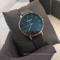 Luxury Gold Dial Quartz Women Watches Ultra-thin Lady Waterproof Watch Clock Mesh Steel Strap Woman Wristwatches